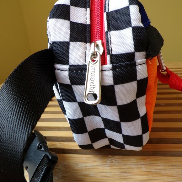 Loungefly Disney Mickey Donald Goofy Checkered Fanny Pack - Picture 9 of 13